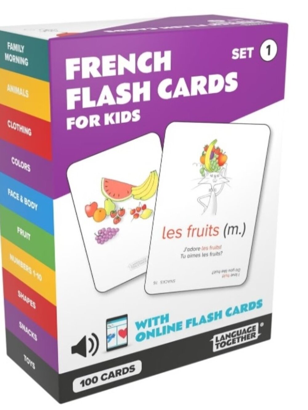New French Flash Cards for Kids